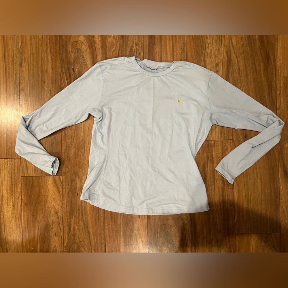 Nike Light Blue Long Sleeve Shirt